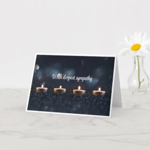 Christelijke condoleanceKaart Kaart