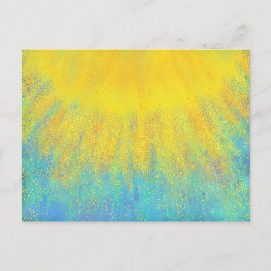 Christelijke contemhedendaagse moderne kunst briefkaart (Voorkant)