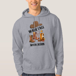 Christelijke Cowboy LOPEN HOOG MET JESUS Hoodie