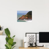 Christelijke creatie van vuurtoren voor het Zee va Poster (Thuiskantoor)