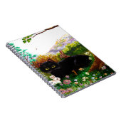 Christelijke creationen van de zwarte kat van de P Notitieboek (Rechterzijde)