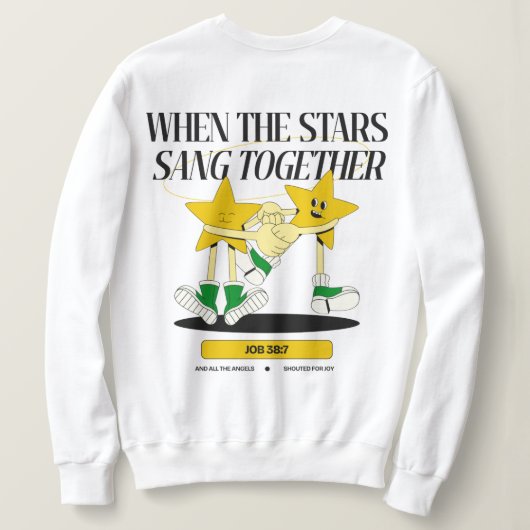 Christelijke Crewneck Trui (Design achterkant)