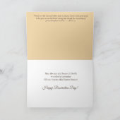 Christelijke Cross Floral Paasgroet Kaart (Binnen)