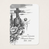 Christelijke Cross Funeral Memorial Heilige Kaart  (Voorkant)