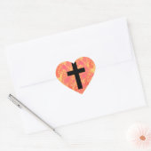 Christelijke Cross Stickers Sunrise Kleur Achtergr (Envelop)