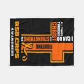 Christelijke Crps Warrior Fighter Rsd Crps Bewusth Fleece Deken (Voorkant (Horizontaal))