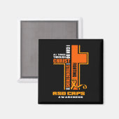 Christelijke Crps Warrior Fighter Rsd Crps Bewusth Magneet (Voorkant / Achterkant)