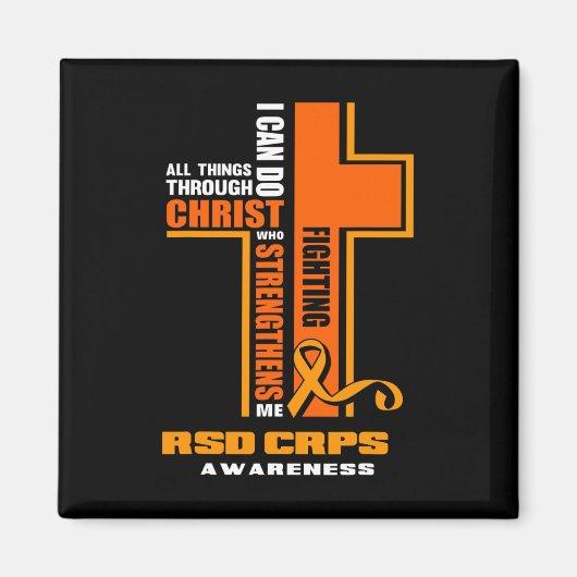 Christelijke Crps Warrior Fighter Rsd Crps Bewusth Magneet (Voorkant)
