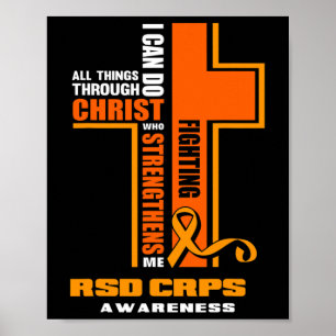 Christelijke Crps Warrior Fighter Rsd Crps Bewusth Poster
