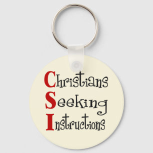 CHRISTELIJKE CSI-acronymn Sleutelhanger