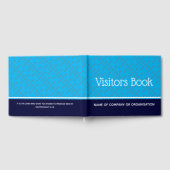 Christelijke Custom HONOR THE LORD Bezoekers BLAUW Gastenboek (Volledig)