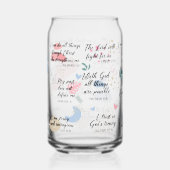 Christelijke dagelijkse herinneringen Bijbelverzen Blikvorm Glas (Voorkant)