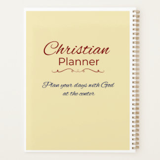Christelijke dagelijkse levensplanner – 7-pagina's planner