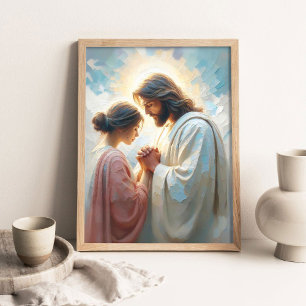 Christelijke dagen, Christelijke kunst, Jezus die  Poster