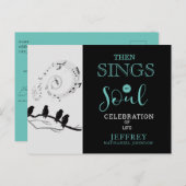 Christelijke Dan Zingt Mijn Ziel Viering Van Het L Briefkaart (Voorkant / Achterkant)