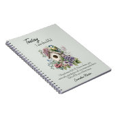 Christelijke Dankbaarheid Bijbelvers Vogelhuis Notitieboek (Rechterzijde)