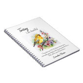 Christelijke Dankbaarheid Tijdschrift Bijbelvers V Notitieboek (Rechterzijde)