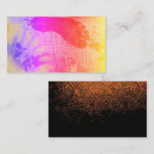 Christelijke dans Voetafdruk Feet Visitekaartjes (Voorkant / Achterkant)