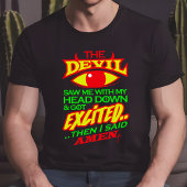 Christelijke De Dominee Werd Opgewonden Tri-Blend Shirt