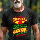 Christelijke De Dominee Werd Opgewonden Tri-Blend Shirt