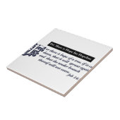 Christelijke design van hoop tegeltje (Zijkant)