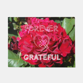 Christelijke deurmat Grateful Jezus Kruis