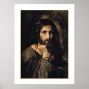 Christelijke devotie-afbeelding poster