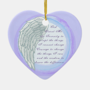 Christelijke dienst Prayer Wing Keramisch Ornament