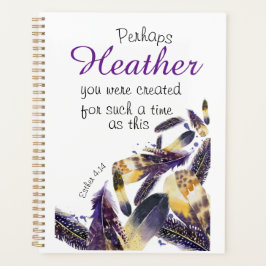 Christelijke doezelaar Esther Bible Verse Faith 20 Planner