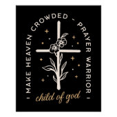 Christelijke donkere academia esthetische quotes perfect poster (Voorkant)