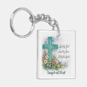 Christelijke Drie-eenheid Gepersonaliseerde Sleute Sleutelhanger (Voorkant Links)