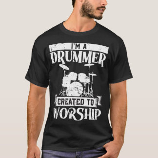 Christelijke Drummer Gift Idea voor drummers die r T-shirt