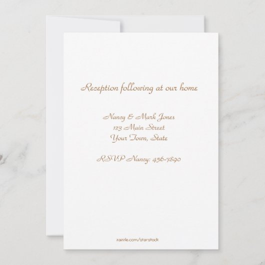 Christelijke duif, groene uitnodiging (Achterkant)