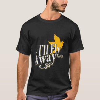 Christelijke Duif Heil Heilige Hymne IK Zal Vliege T-shirt
