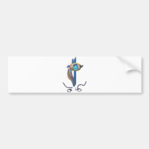 Christelijke dwarskettingen bumpersticker