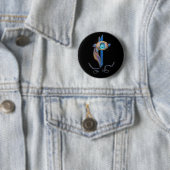 Christelijke dwarskettingen ronde button 5,7 cm (In situ)
