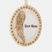 Christelijke eenvleugelengelengel keramisch ornament (Rechts)