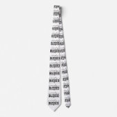 Christelijke, eenvoudig gezegende tekst stropdas (Voorkant)