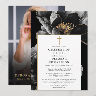 Christelijke Elegante Moderne Viering Van Het Leve Kaart