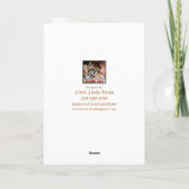 Christelijke Emerald 55e bruiloft Jubileum Kaarten (Achterkant)