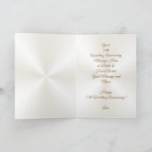 Christelijke Emerald 55e bruiloft Jubileum Kaarten (Binnen)