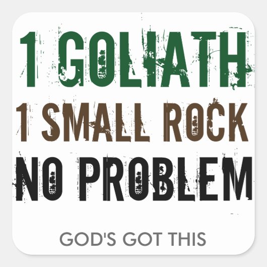 Christelijke en coole Stickers van God's Got This! (Voorkant)