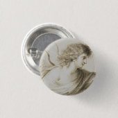 Christelijke engel door Francesco Bartolozzi Ronde Button 3,2 Cm (Voorkant /achterkant)