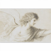 Christelijke engel door Francesco Bartolozzi Sticker (Voorkant)