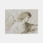 Christelijke engel van Francesco Bartolozzi Fleece Deken (Voorkant (Horizontaal))