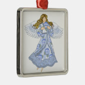 Christelijke engelengel voor bloemen metalen ornament (Rechts)