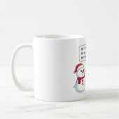 Christelijke Faith Apologetics Snowman - Kerstmis Koffiemok (Links)