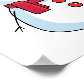 Christelijke Faith Apologetics Snowman - Kerstmis Poster (Hoek)