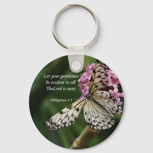 Christelijke Faith Art ~ Philippians 4:5 Sleutelhanger (Voorkant)