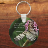 Christelijke Faith Art ~ Philippians 4:5 Sleutelhanger (Voorkant)